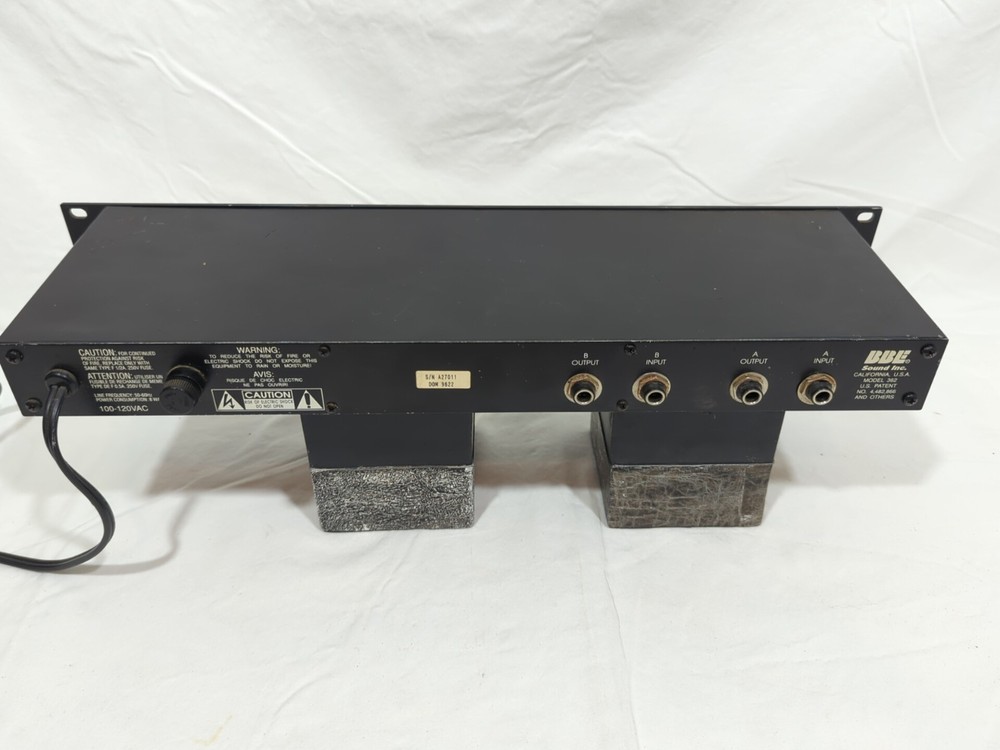 BBE 362 Sonic Maximizer 2-Channel Rack Mount Signal Processor Enhancer ■ TESTED