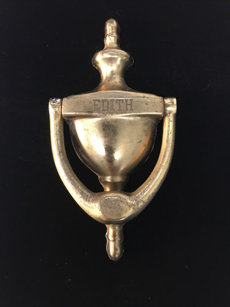 Vintage Style Brass Door Knocker (Edith)