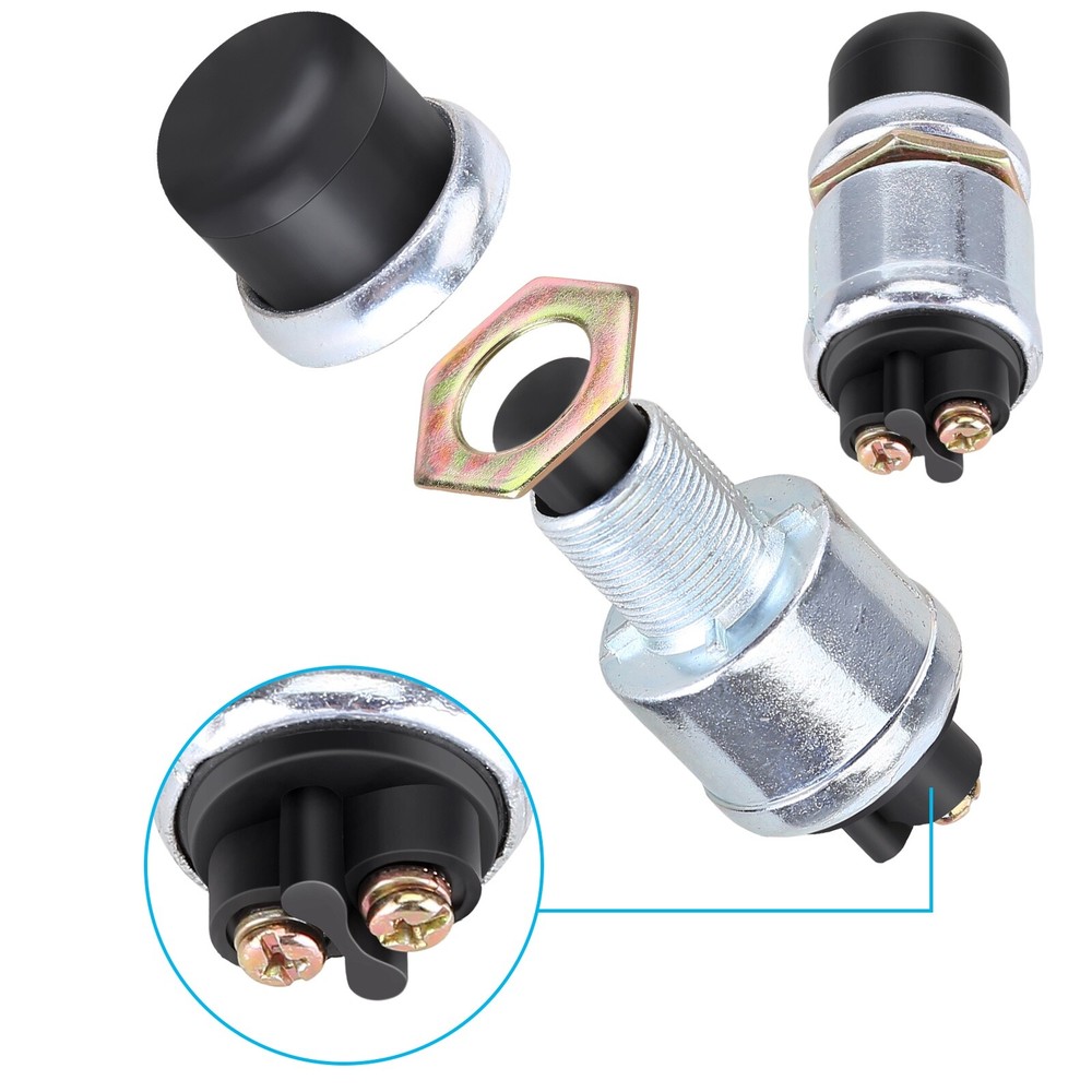 Waterproof Switch Push Button Horn Engine Start Starter For Car Boat Track 12V #