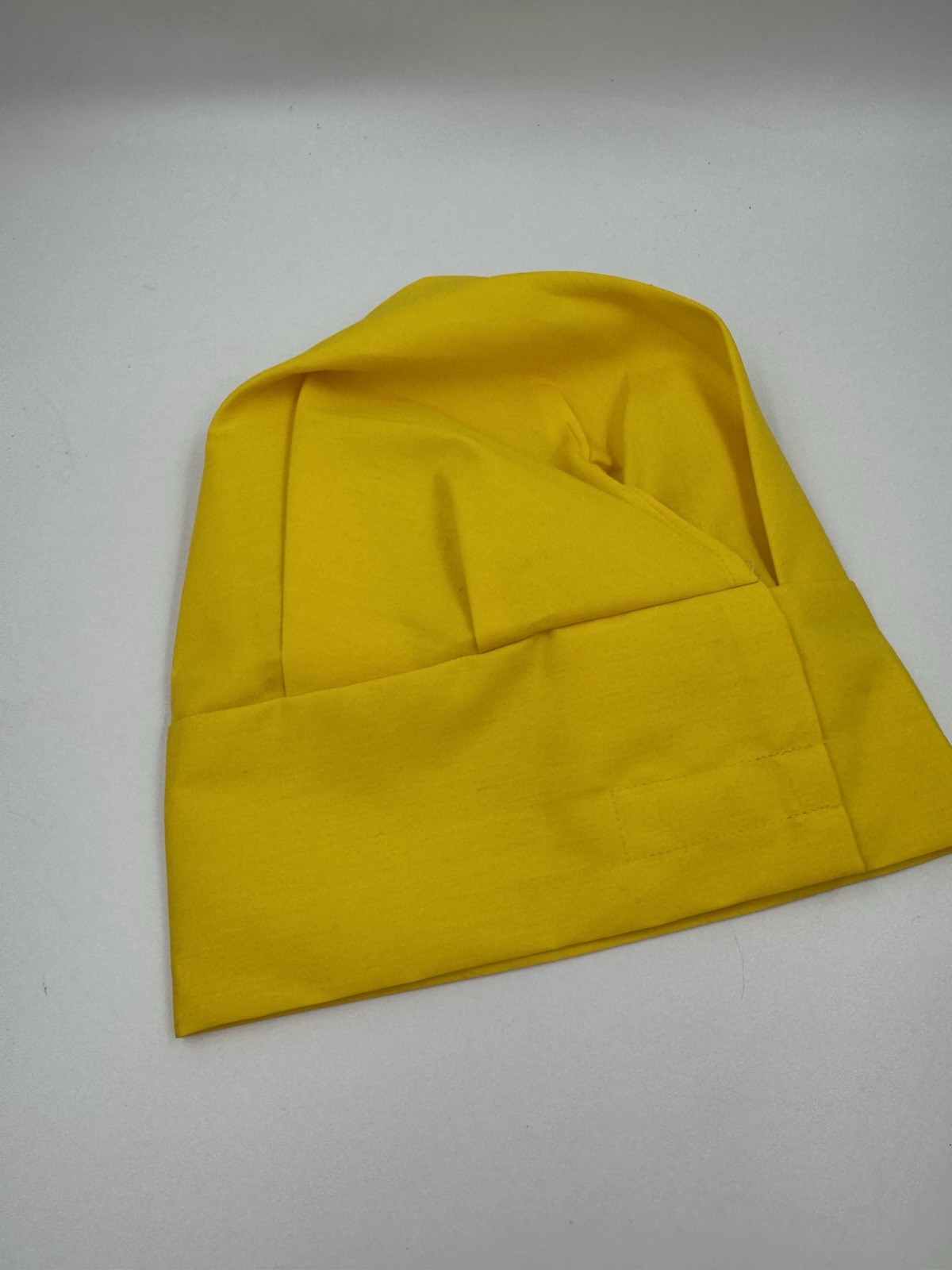 Swedish Chef Yellow Tall Chef Hat Pleated Front Adjustable Back