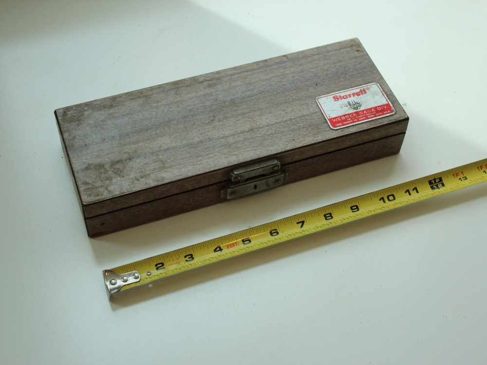 Starrett Weber Gage Block Box