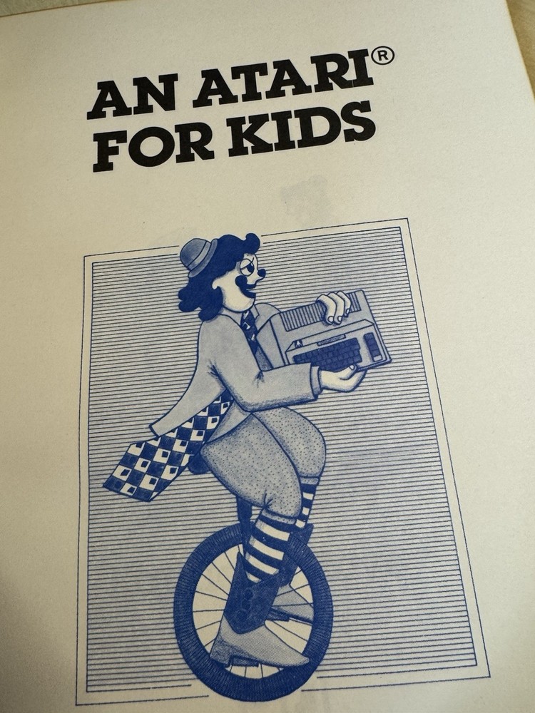 Atari 1984 “An Atari For Kids” Book - Teaching Kids Atari 8bit Computers