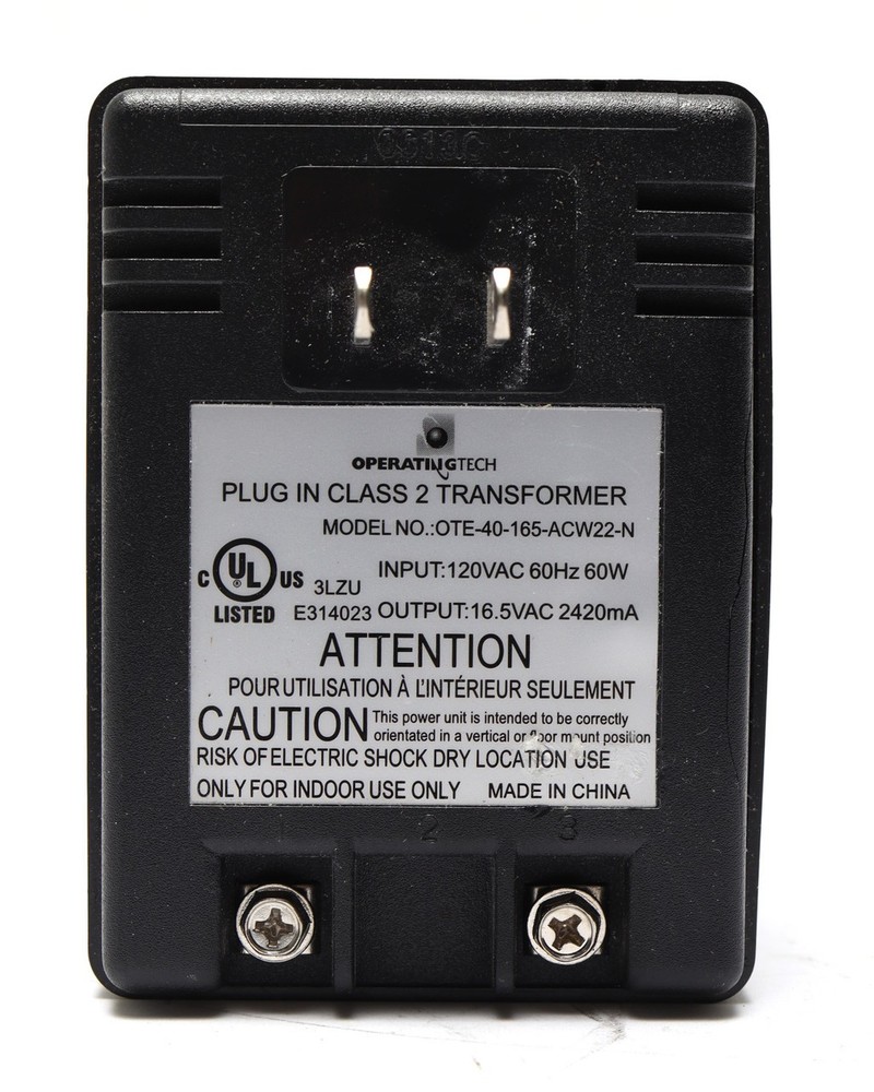 16.5 Volt AC Screw Terminal Adapter
