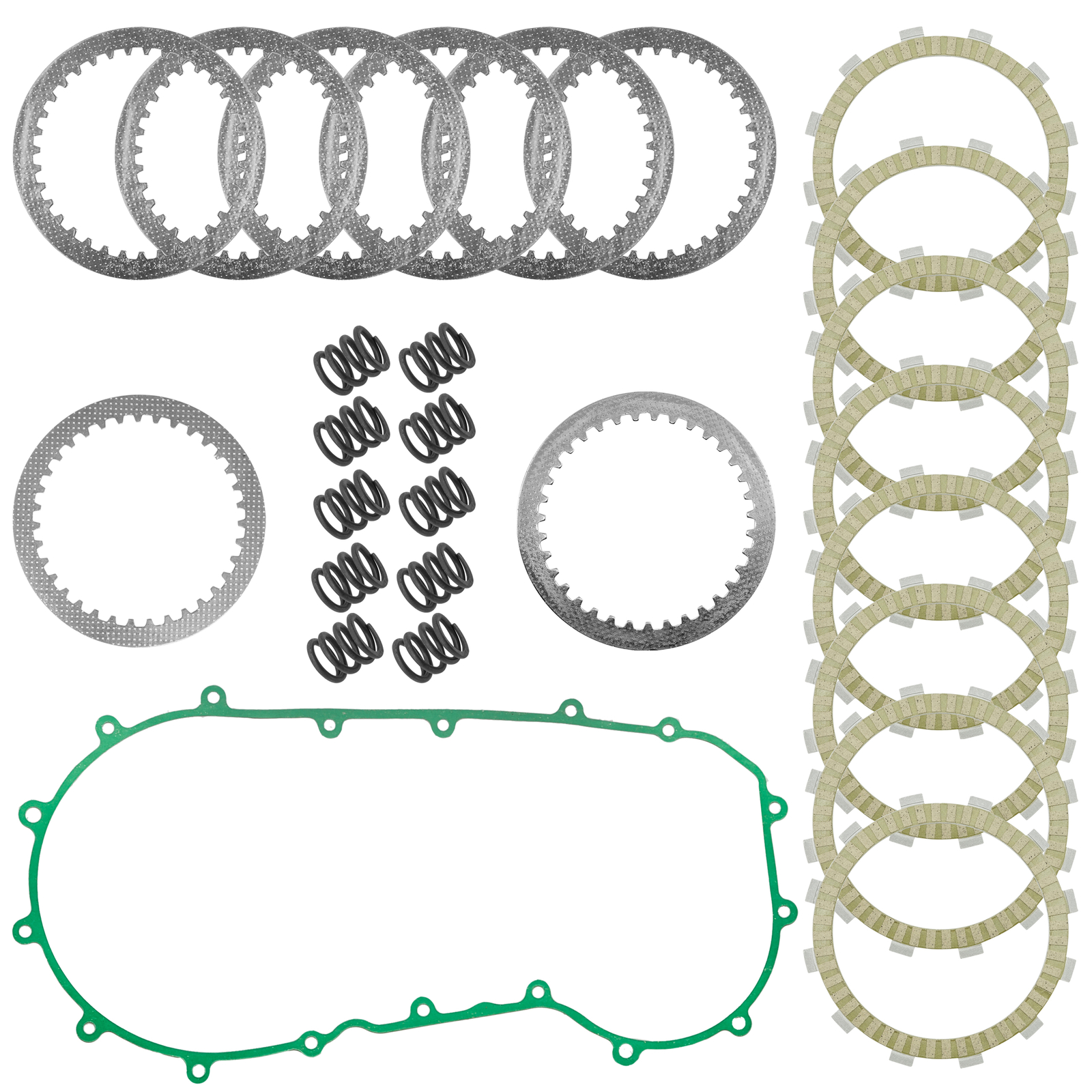 Clutch Friction Plates Kit for Kawasaki Vulcan 1500 / Vulcan 88 VN1500 1987-1999