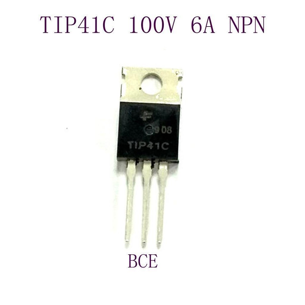 DIY & Tools/Electrical/Transistors TIP41C TO-220 100V / 6A / 65W NPN Transistor