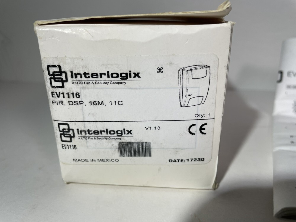 Interlogix Aritech PIR Motion Sensor EV1116 NOS NOB AS IS