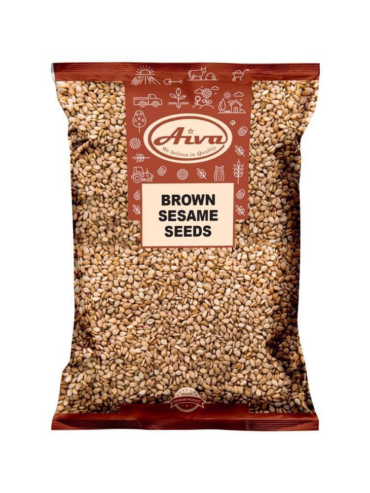 Aiva Brown Sesame Seeds 5 LB