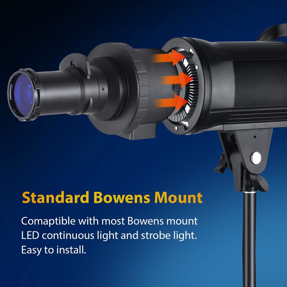 Optical Conical Snoot Mount Flash Projector Attachement SLYZ