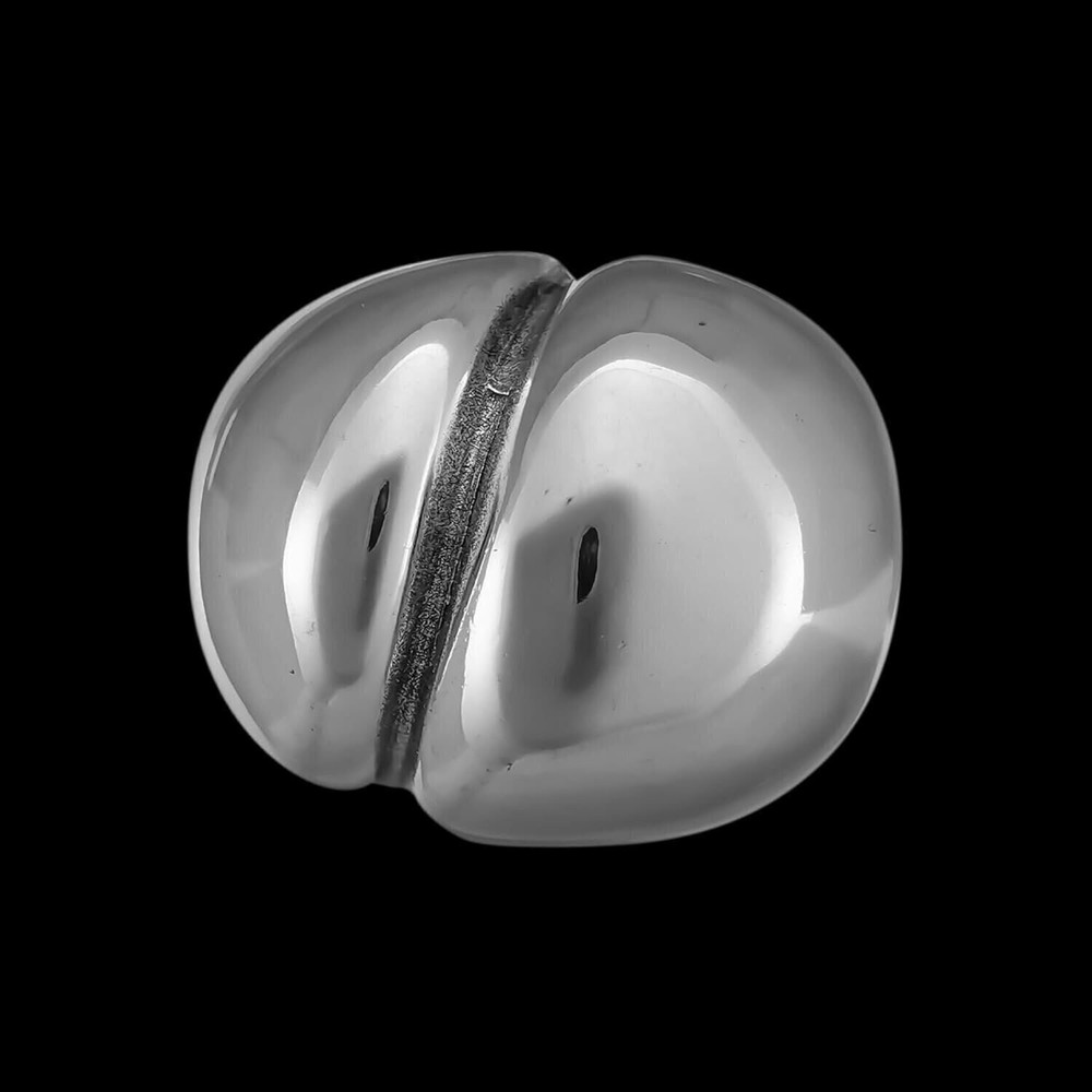 Sterling Silver High Polish Split Dome Ring