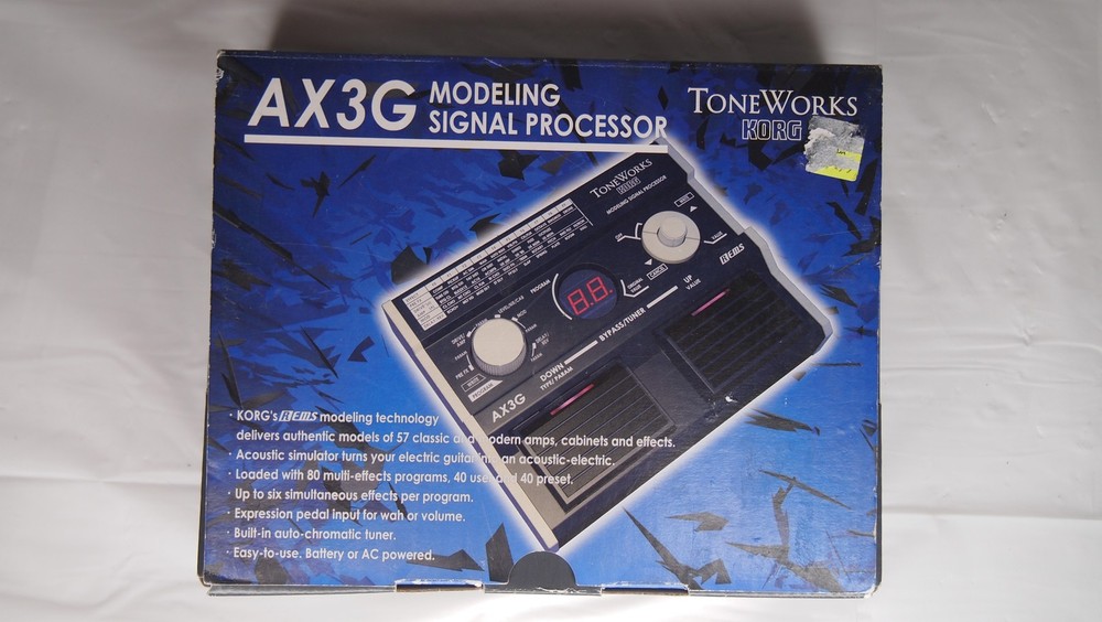 Korg ToneWorks AX3G Modelling Signal Processor Multi-Effects Pedal for Guitar