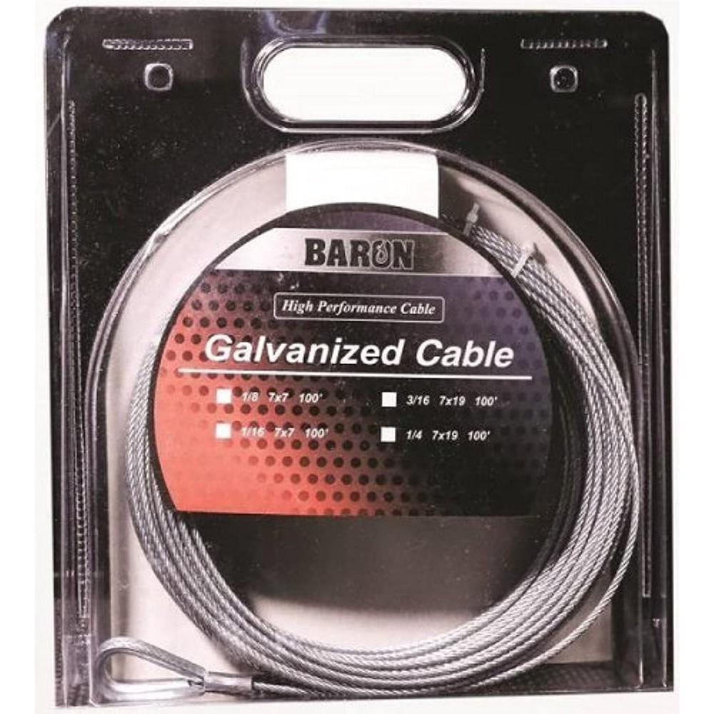 Cable Galv Precut 7x7 1/16 50