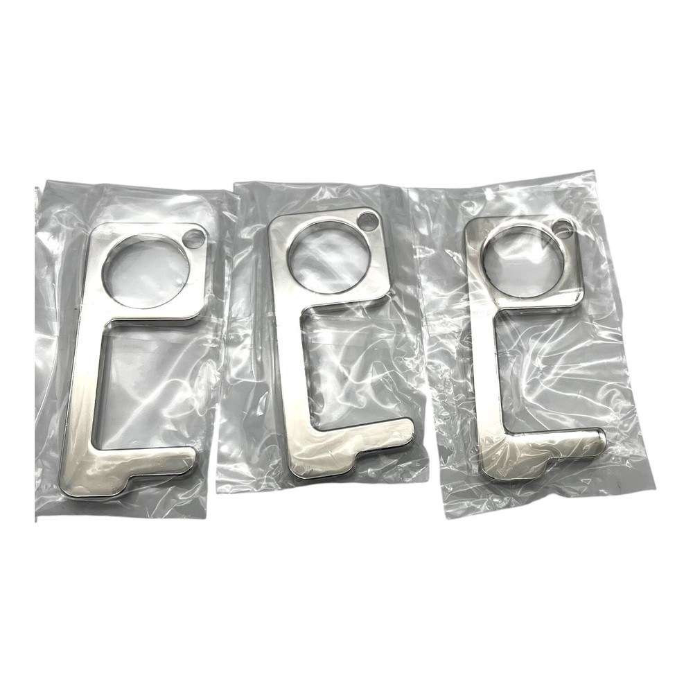 5Pcs Silver Touchless Silvery Door Opener