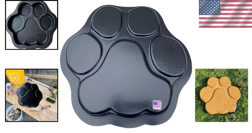 Paw Print Stepping Stone Mold