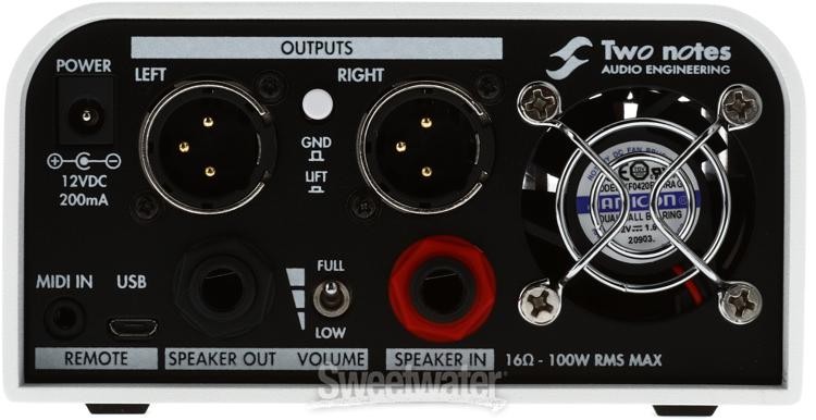 Two Notes Torpedo Captor X Reactive Loadbox DI and Attenuator - 16-ohm