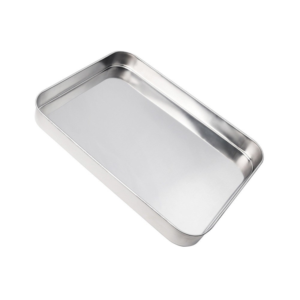 10 Inch Steel Rectangular Baking Pan Pans for Oven Vermicelli Plate