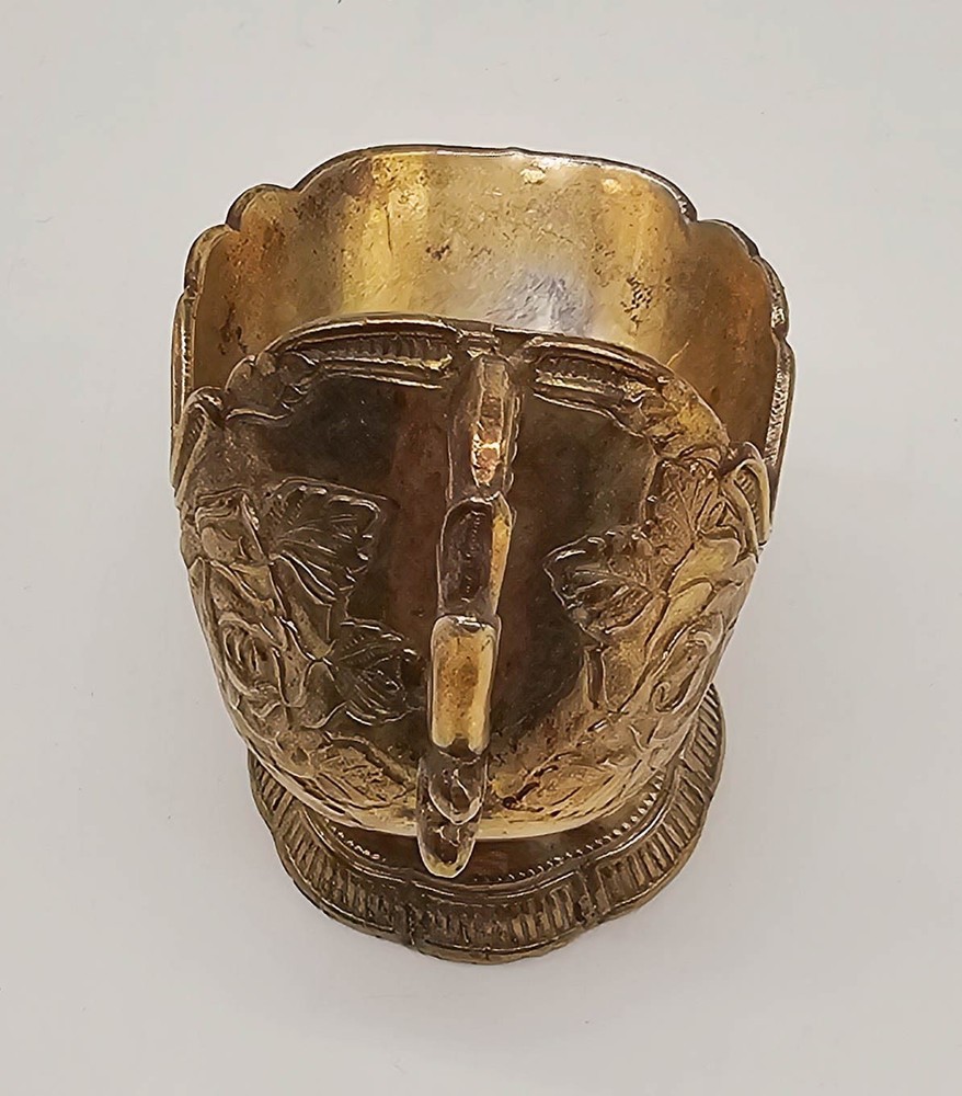 Silverplate 3 Sugar Scuttles + 1 Scoop Lot of 4 Pieces Small Med Large Victorian