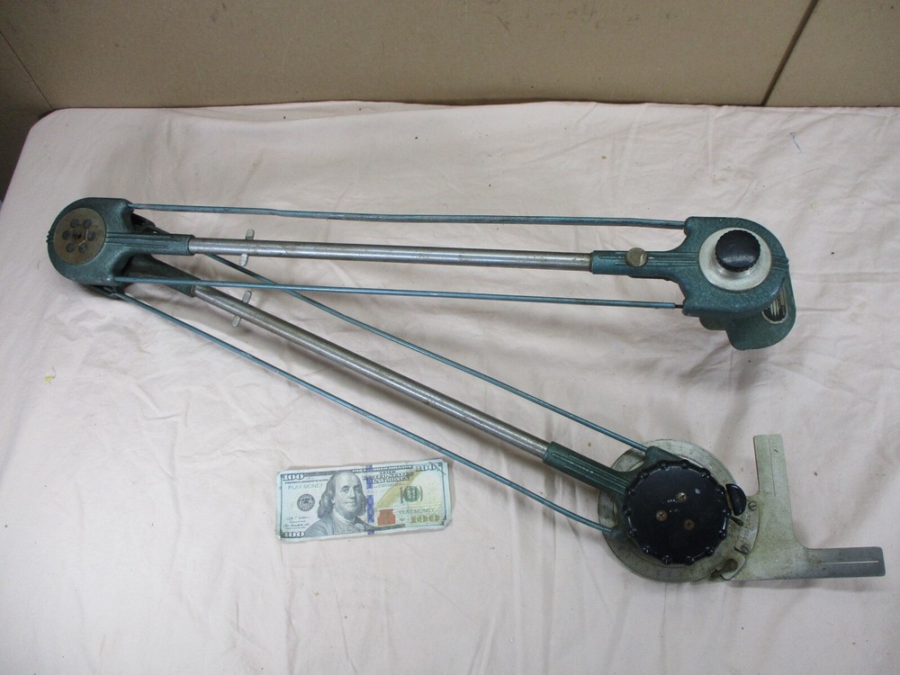 Vtg Vemco Mechanical Drafting Right Angle Machine Mounted Desk Tool B21145 28"
