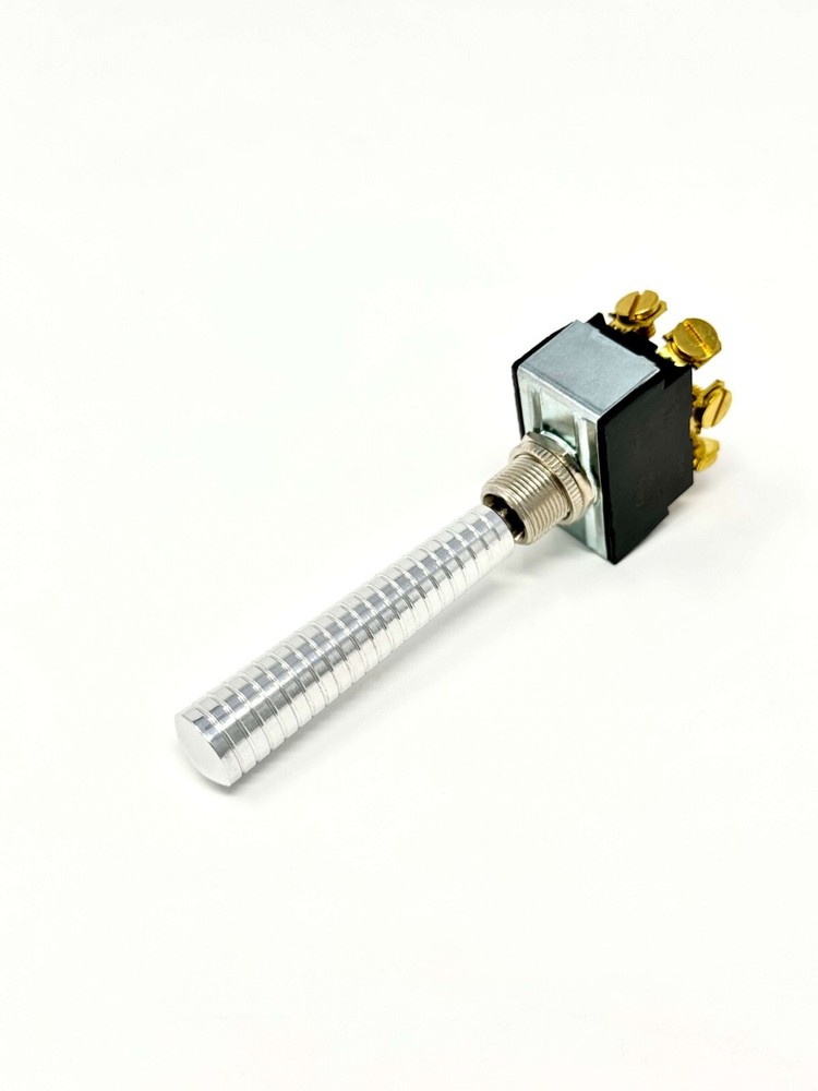 FAMS Toggle Switch Extension 2 1-4" Long, Highly Polished Ribbed Custom
