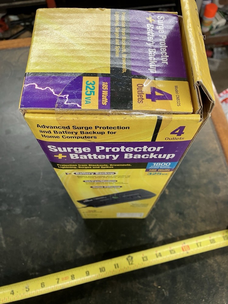 Conext CNB325 Surge Protector + Battery Backup. New