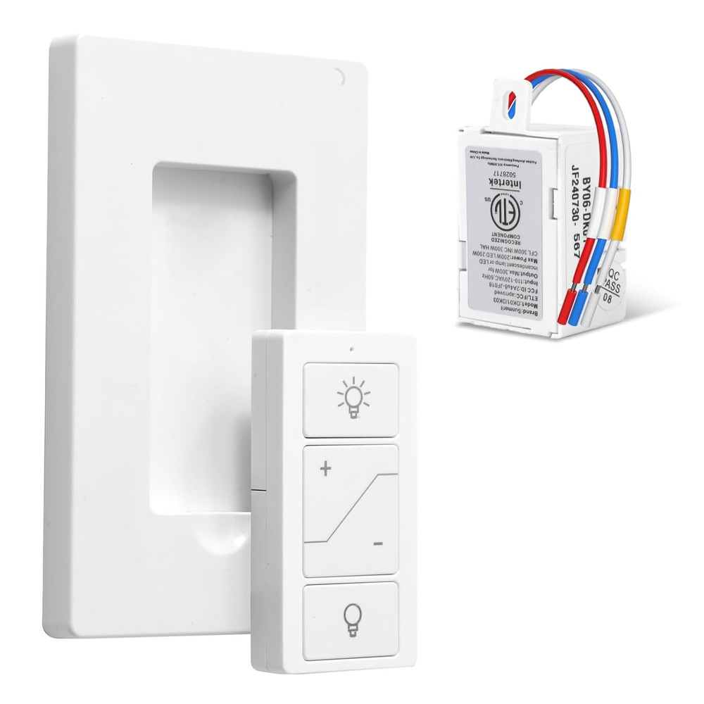 Wireless Smart Dimmer Switch Remote Light Control Kit