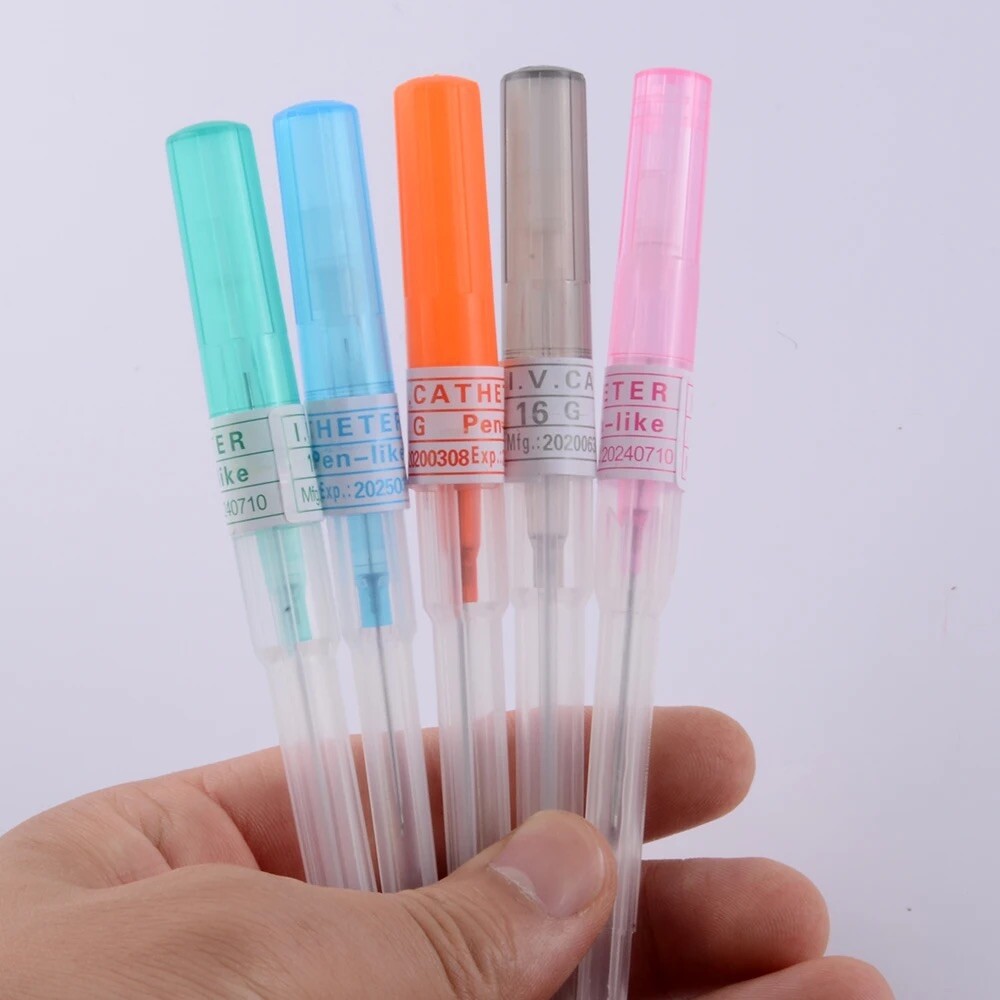 Piercing Needle Disposable Catheter Cannula 50 Pcs