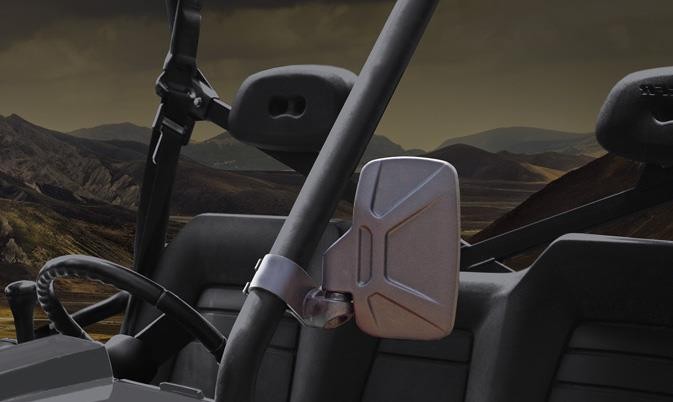 Seizmik 18082 Side View Mirrors for 2in. Roll Cage (Pair)