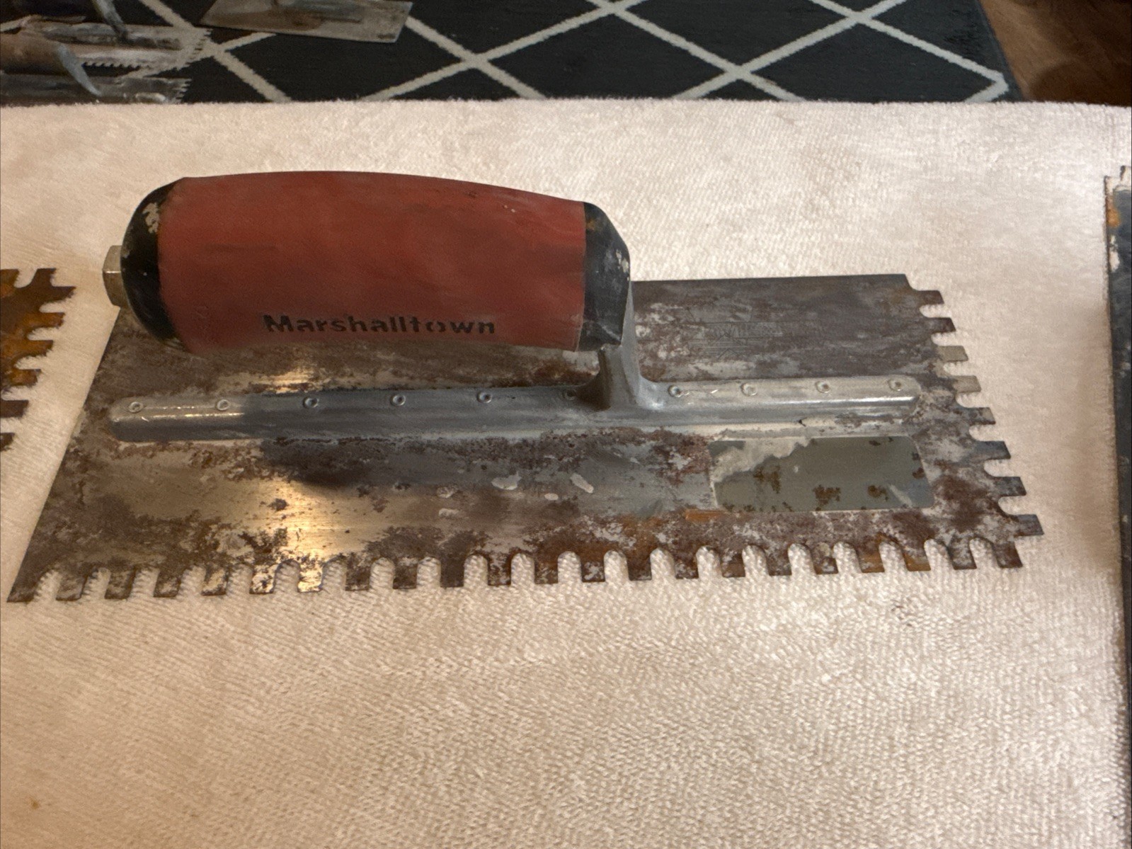 X5 Marshalltown Notched Trowels with Durasoft Handle & Different sizes