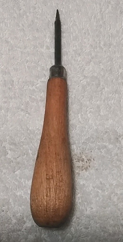 3pc ASSORTED WOOD HANDLE TOOL SET " VINTAGE "