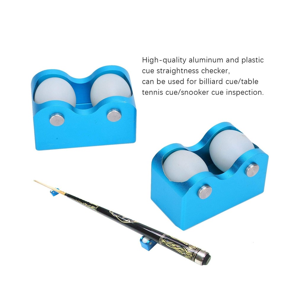 Pool Straightness Checker, 228g Pool Cue Straightness Checker, Safe Plastic +...