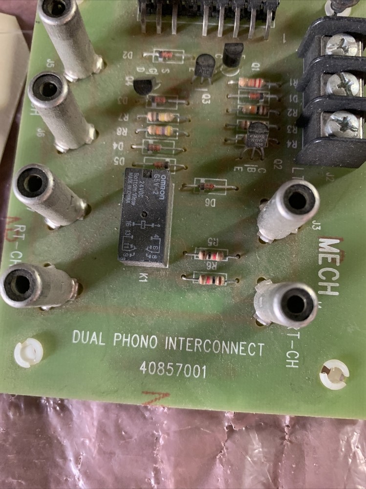 Vintage Old Untested Jukebox? Dual Phono Interconnect Part If27