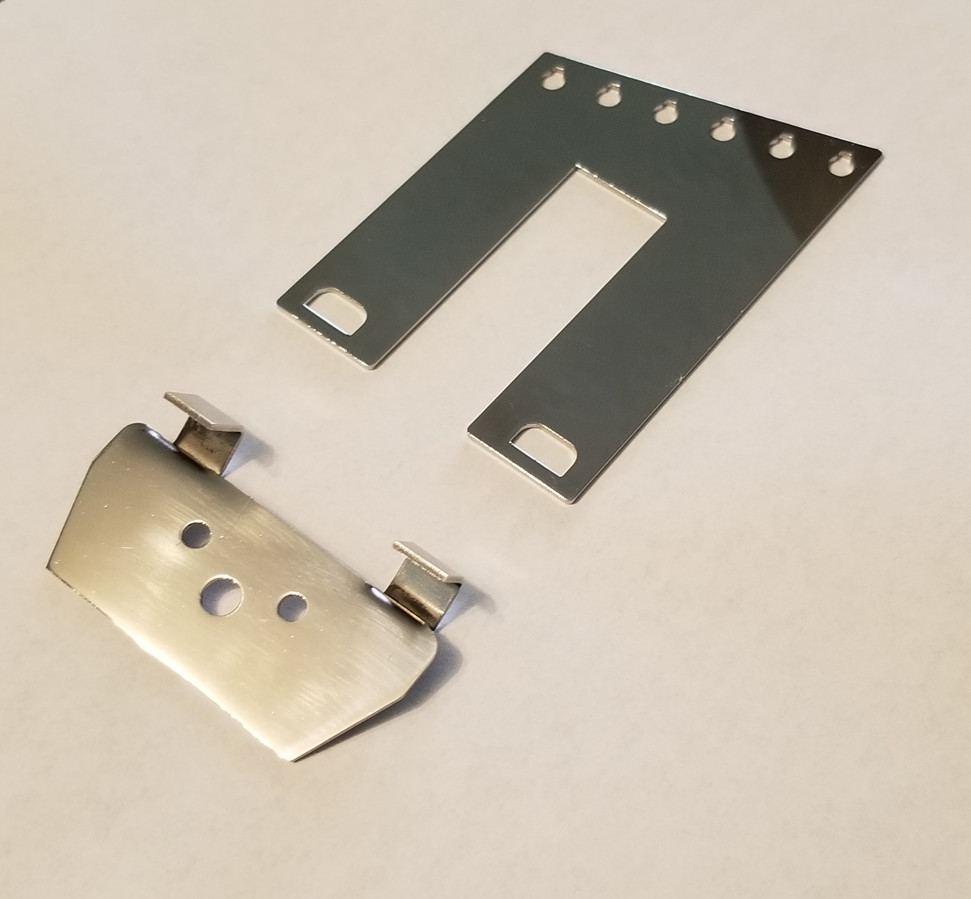 6 -STRING NEW TRAPEZE TAILPIECE  FOR RICKENBACKER GUITARS R CONVERSION BRACKET