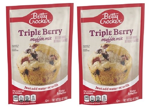 Betty Crocker Triple Berry Muffin Mix 2 Pack