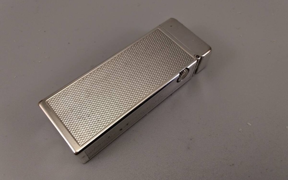 Dunhill Rollagas Early Model Silver Lighter Fully Working