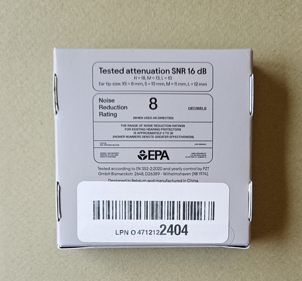 Loop - Engage 2 - Clear - Earplugs - Everyday Noise Reduction