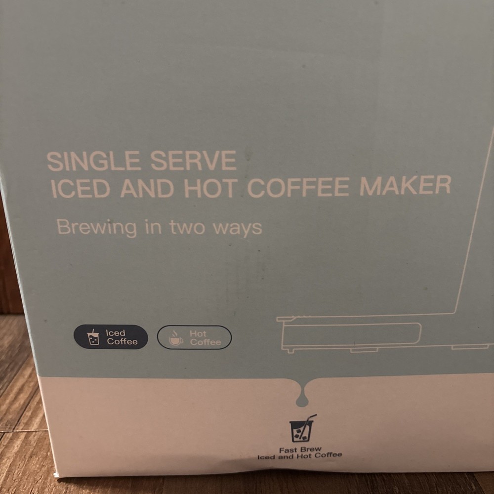 Famiworths Single Serve Iced and Hot Coffee Maker