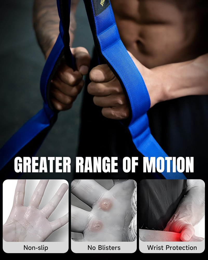 Tricep Rope Cable Attachment Handles Gym Pull Down Pushdown Face Pulls