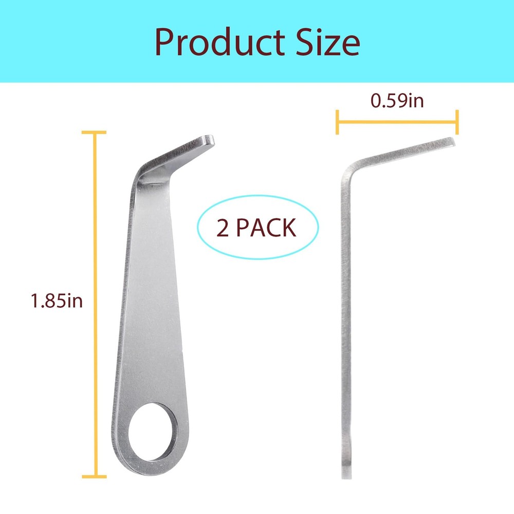 Video Doorbell Key Replacement Tool,Doorbell Opening Release Tool Silver