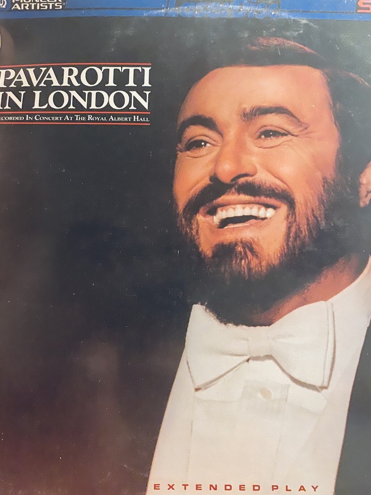 Pavarotti In London—-Laserdisc