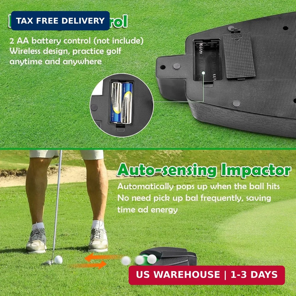 Automatic Putting Machine - Auto Returning Golf Cup Training Aid for Indoor/Outd