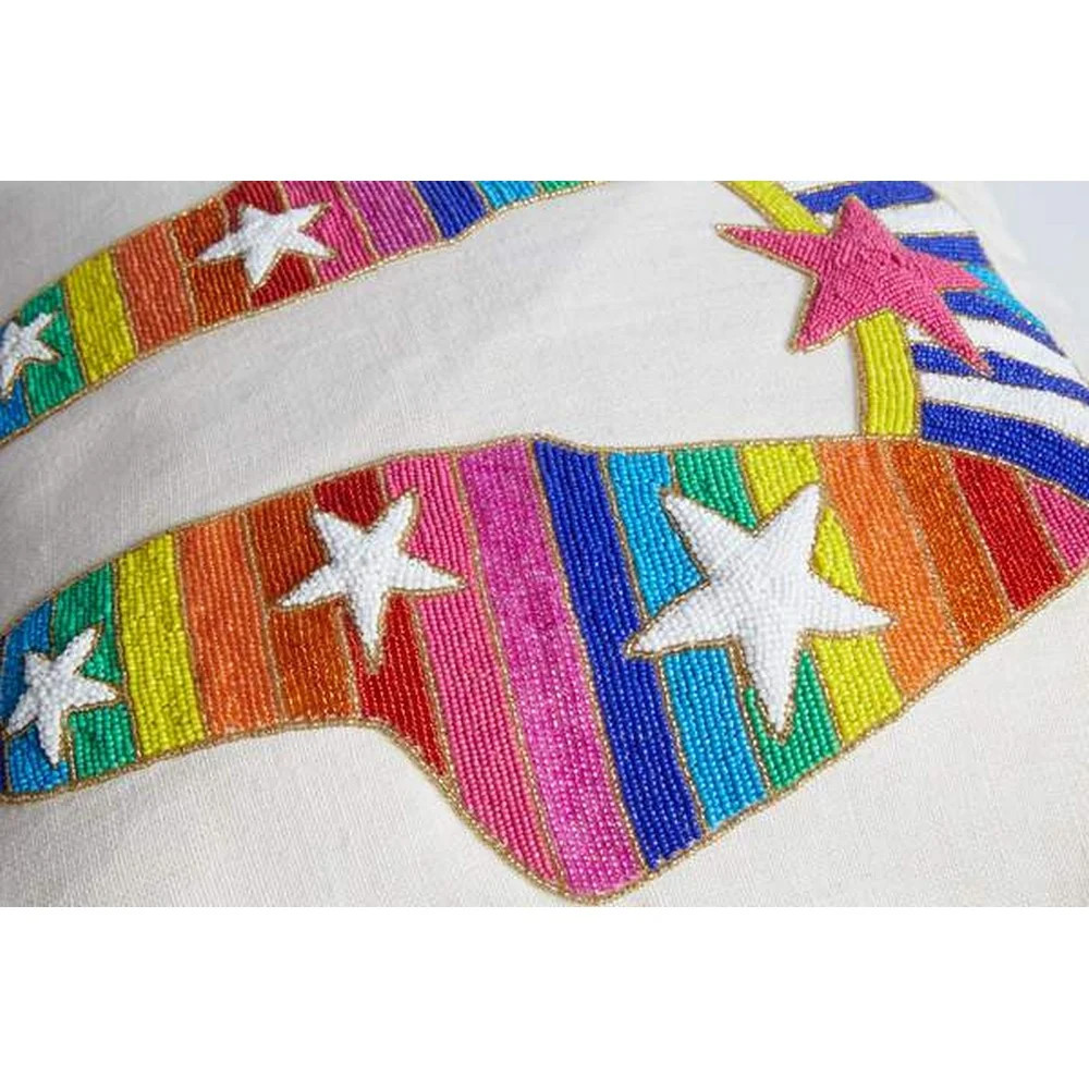 Jonathan Adler Sphinx Beaded Pillow 50x50cm