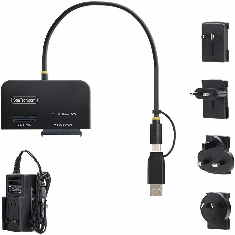 StarTech USB31CSAT3M2E 10Gbps M.2 NVMe/SATA Adapter USB-C/USB-A