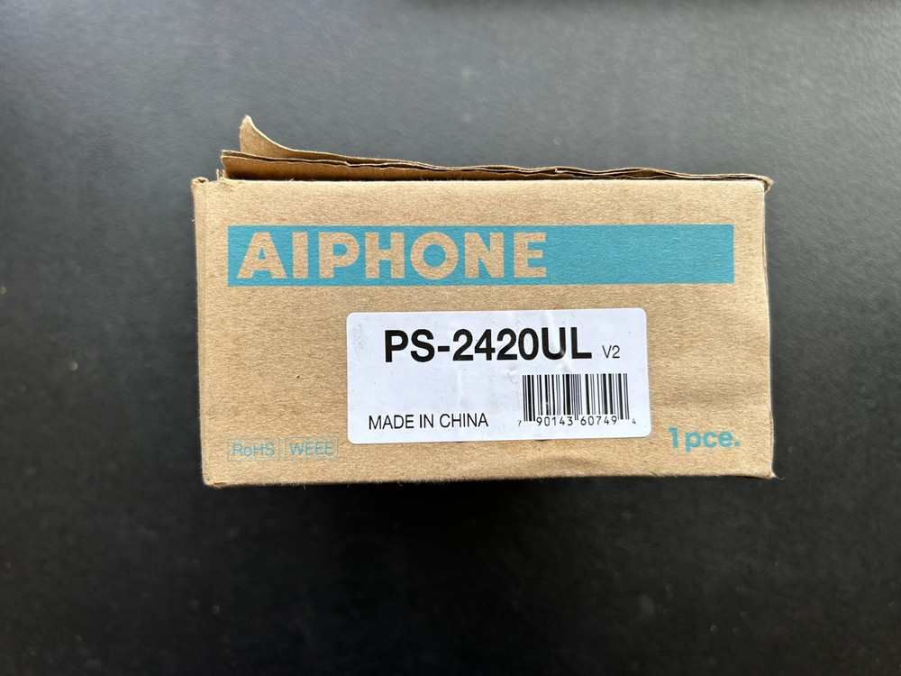 Aiphone PS-2420UL DC 24V Class 2 Power Supply *Missing Cord*