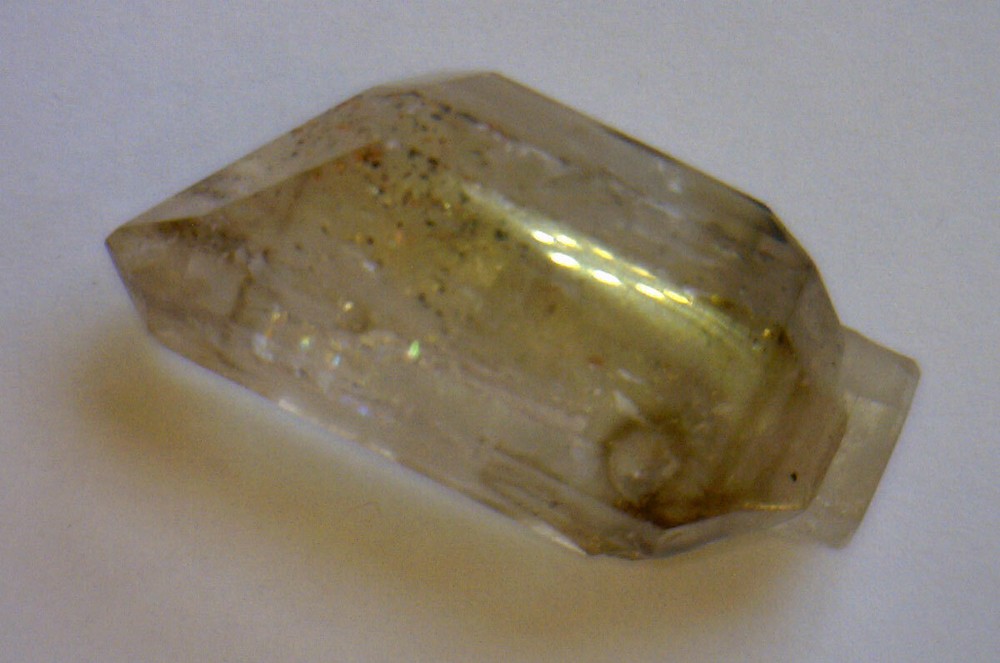 Red Fire Lepidocrocite in Phantom Quartz Scepter Crystal r812