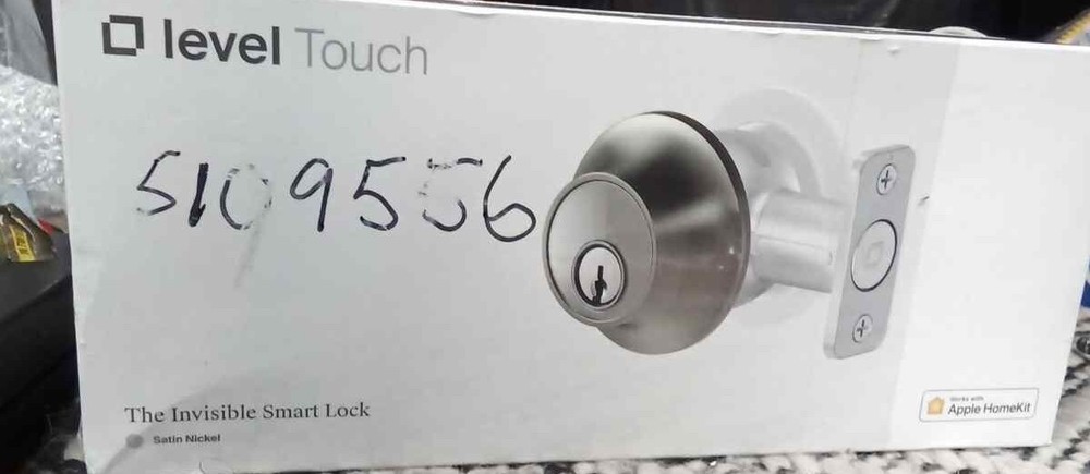 Level Lock- Touch Edition Smart Lock Satin Nickel Bluetooth Electronic Deadbolt