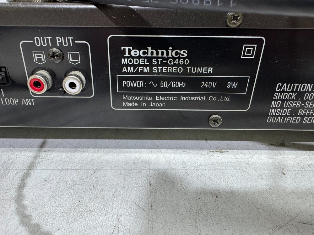 Technics ST-G460 AM/FM Stereo Tuner
