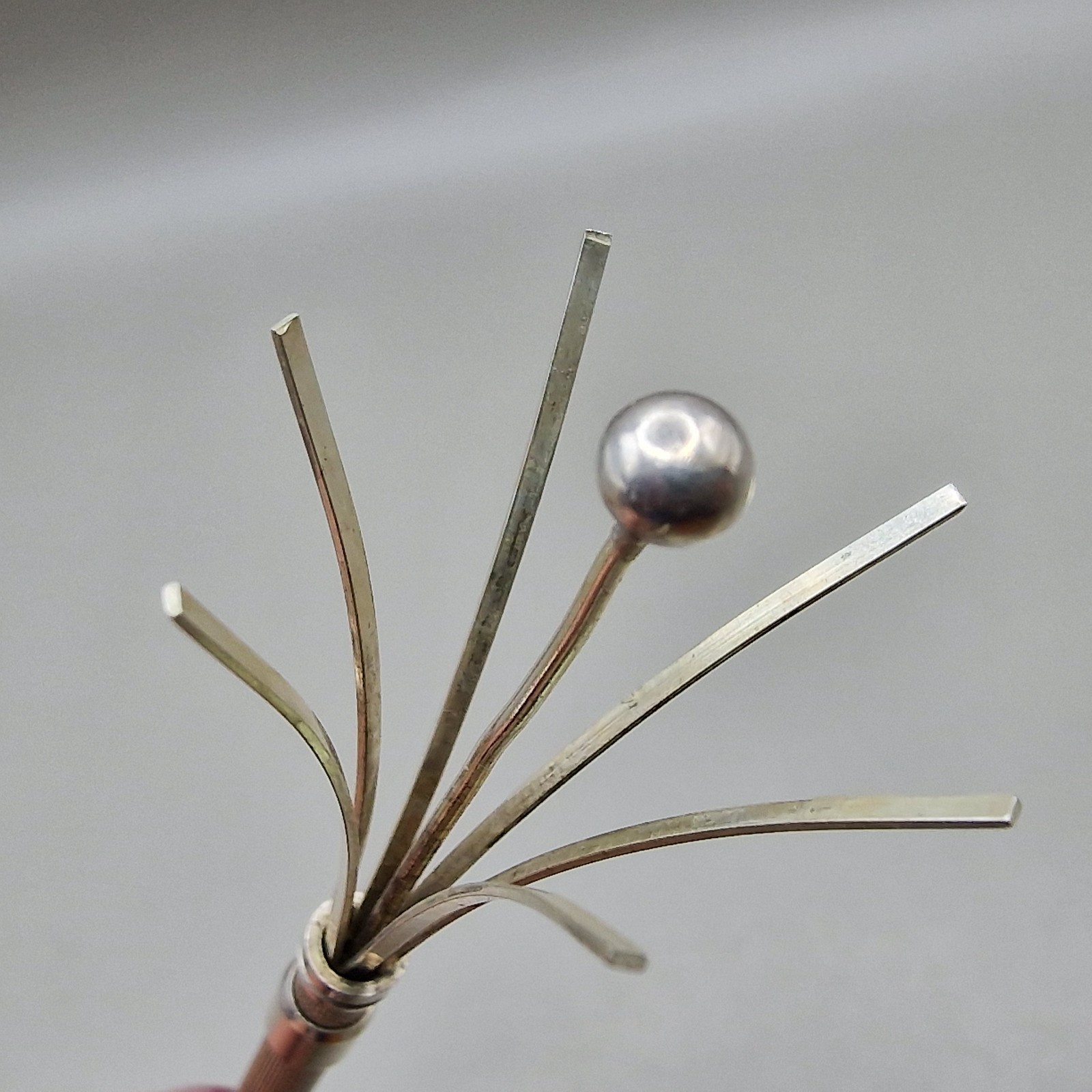 Sterling Silver Cocktail Swizzle Stick by Ramsden & Roed Ltd, London 1983