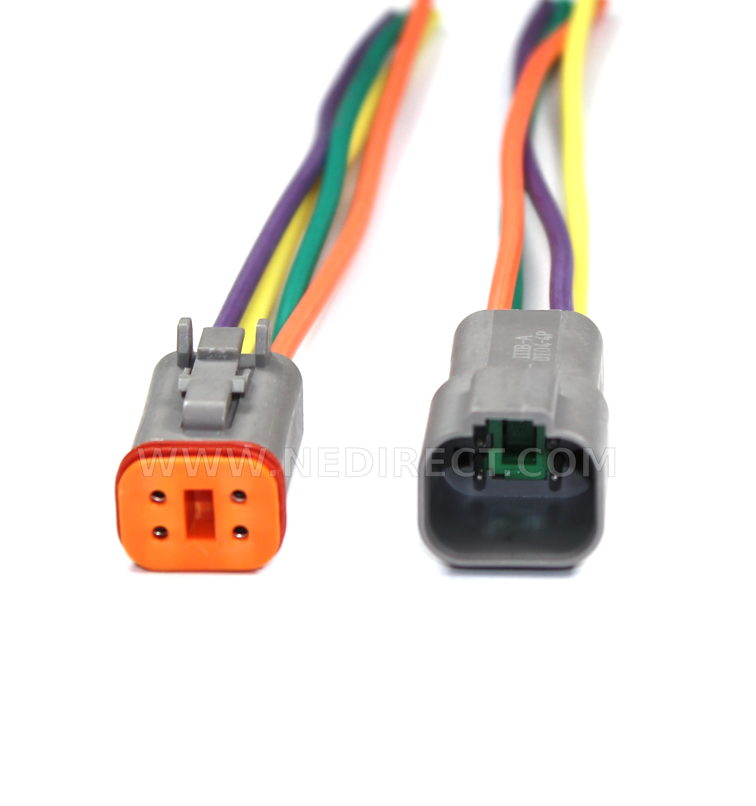 Assembled Deutsch 2,3,4,6,8,12 Pin,12, 14, 16 & 18 AWG waterproof connector