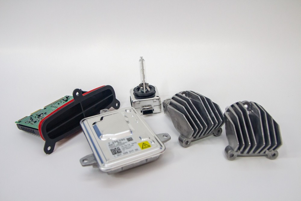 2014-2016 BMW 528I 535I Right Passenger Headlight Control Module Ballast Kit 5Pc