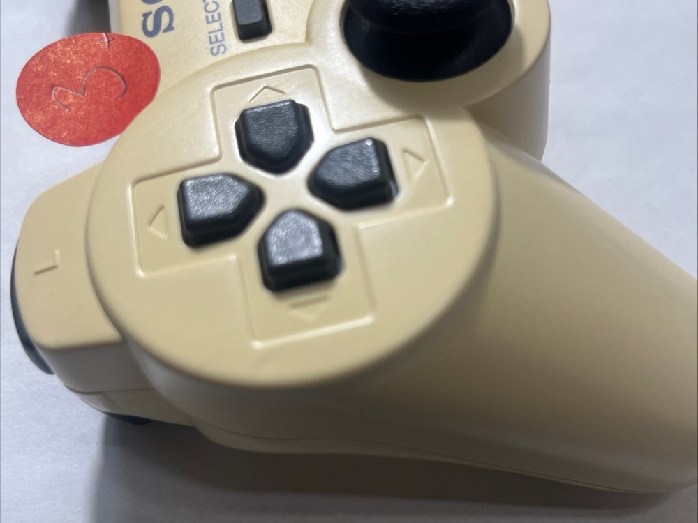Sony PS3 Dualshock 3 Controller OEM Tested Working Yellowed Shell