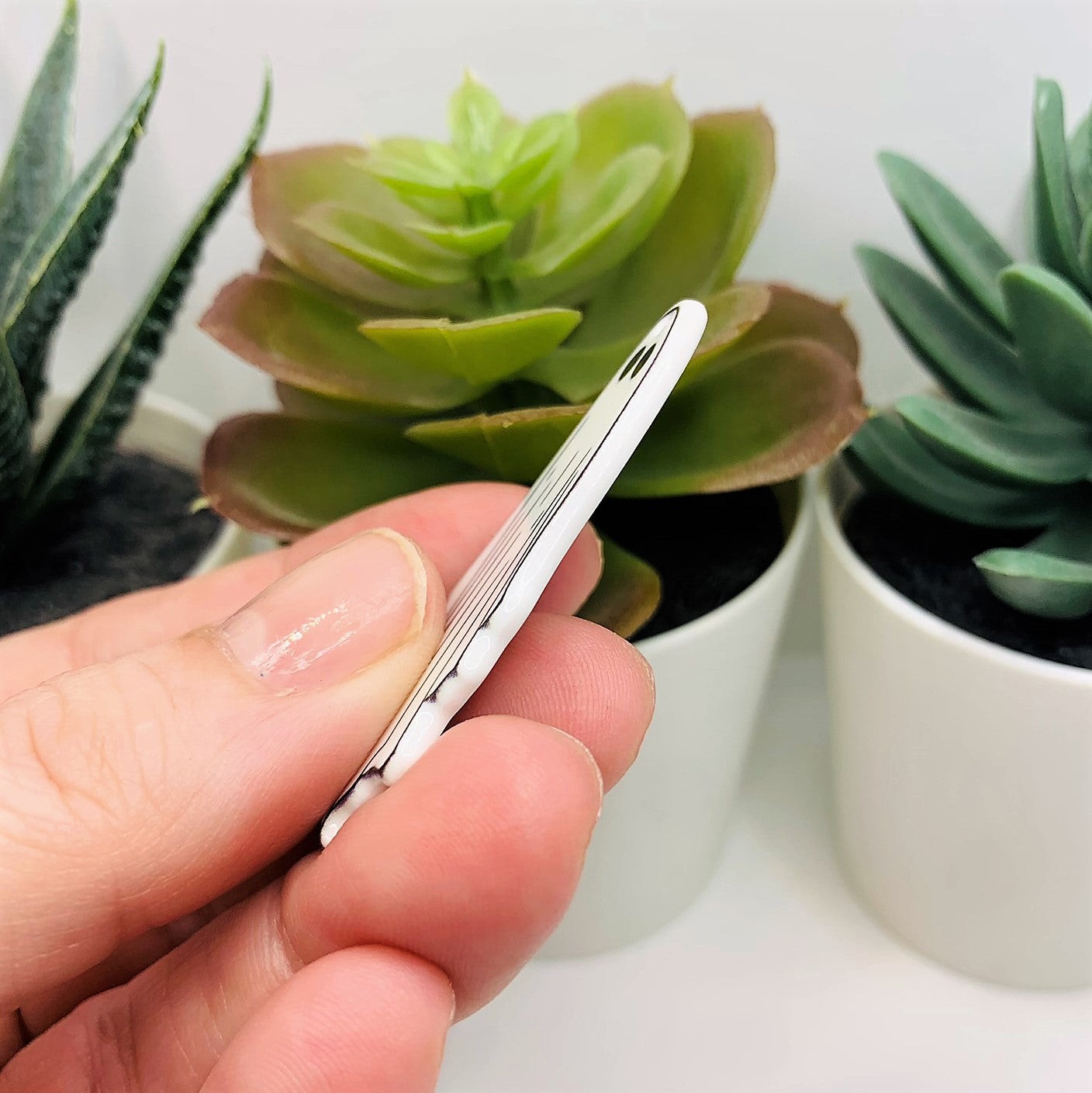 White Goth Ghost Halloween Charms, 46x21mm - US Seller